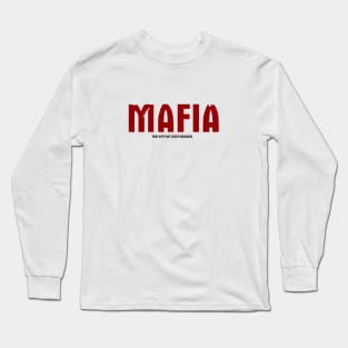 Mafia The City Of Lost Heaven Logo Text Vintage Long Sleeve T-Shirt